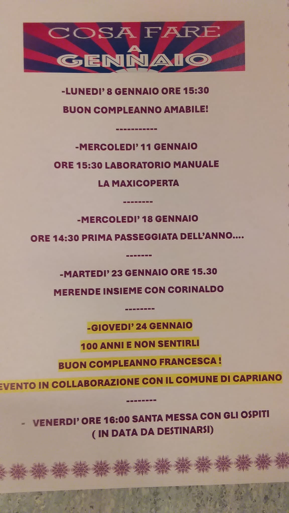 LOCANDINA EVENTI GENNAIO PHOTO 1